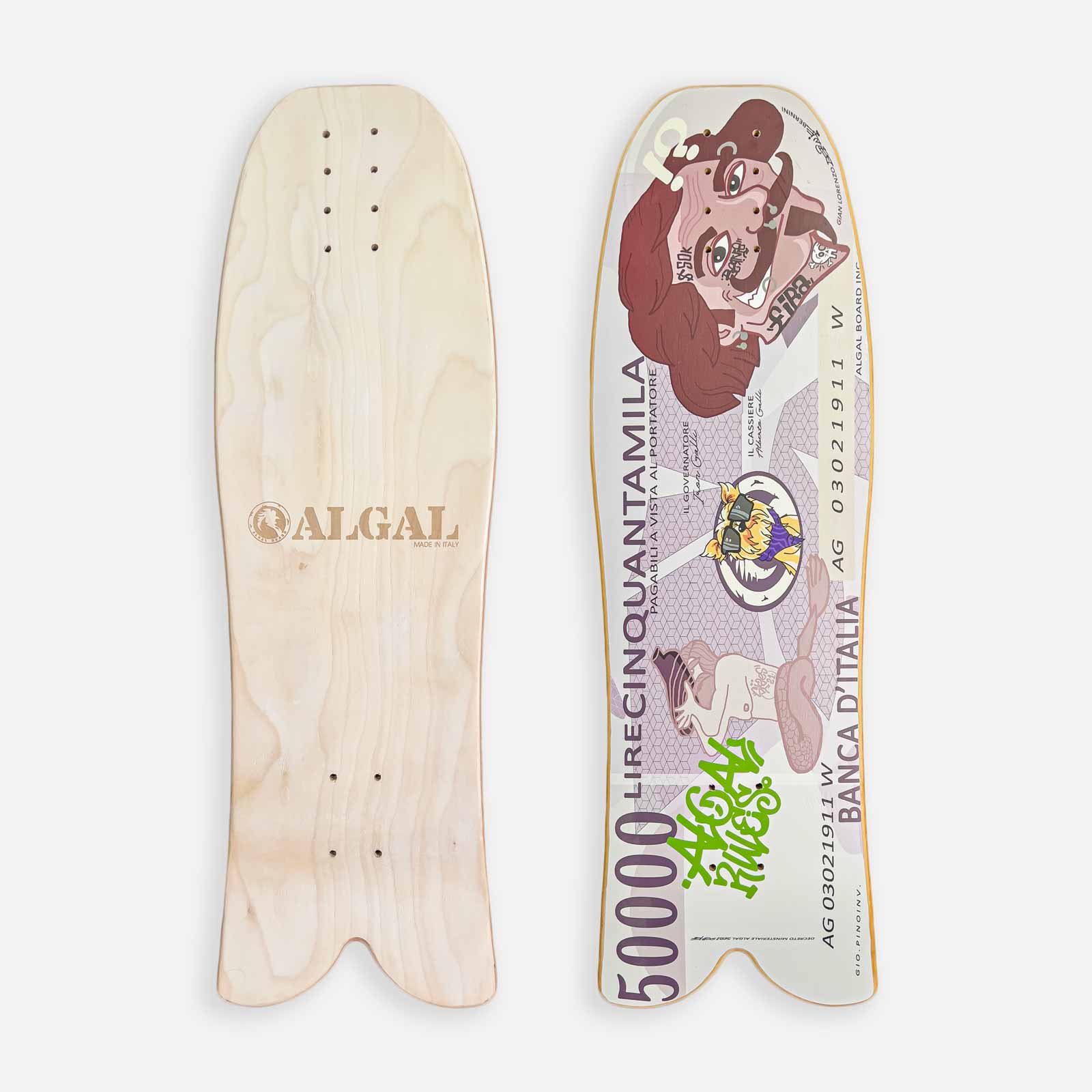 Tavola Skate Big Fisch Lire - Surfskate di Qualità | Algal Board
