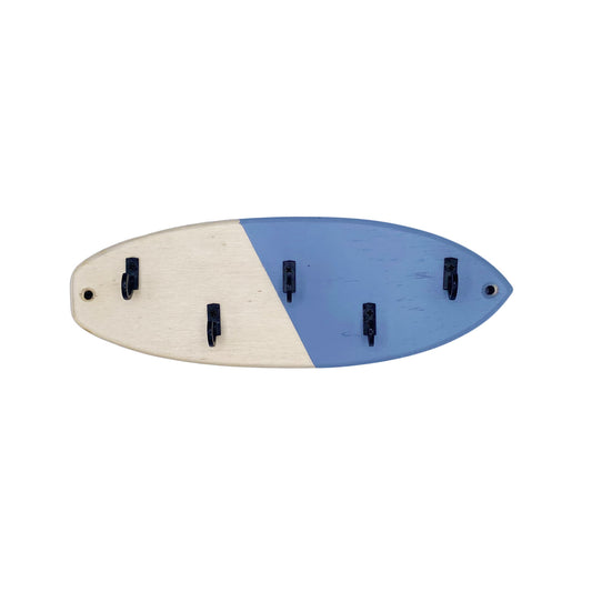 portachiavi da parete a forma di tavola da surf - prodotto sostenibile di algal board