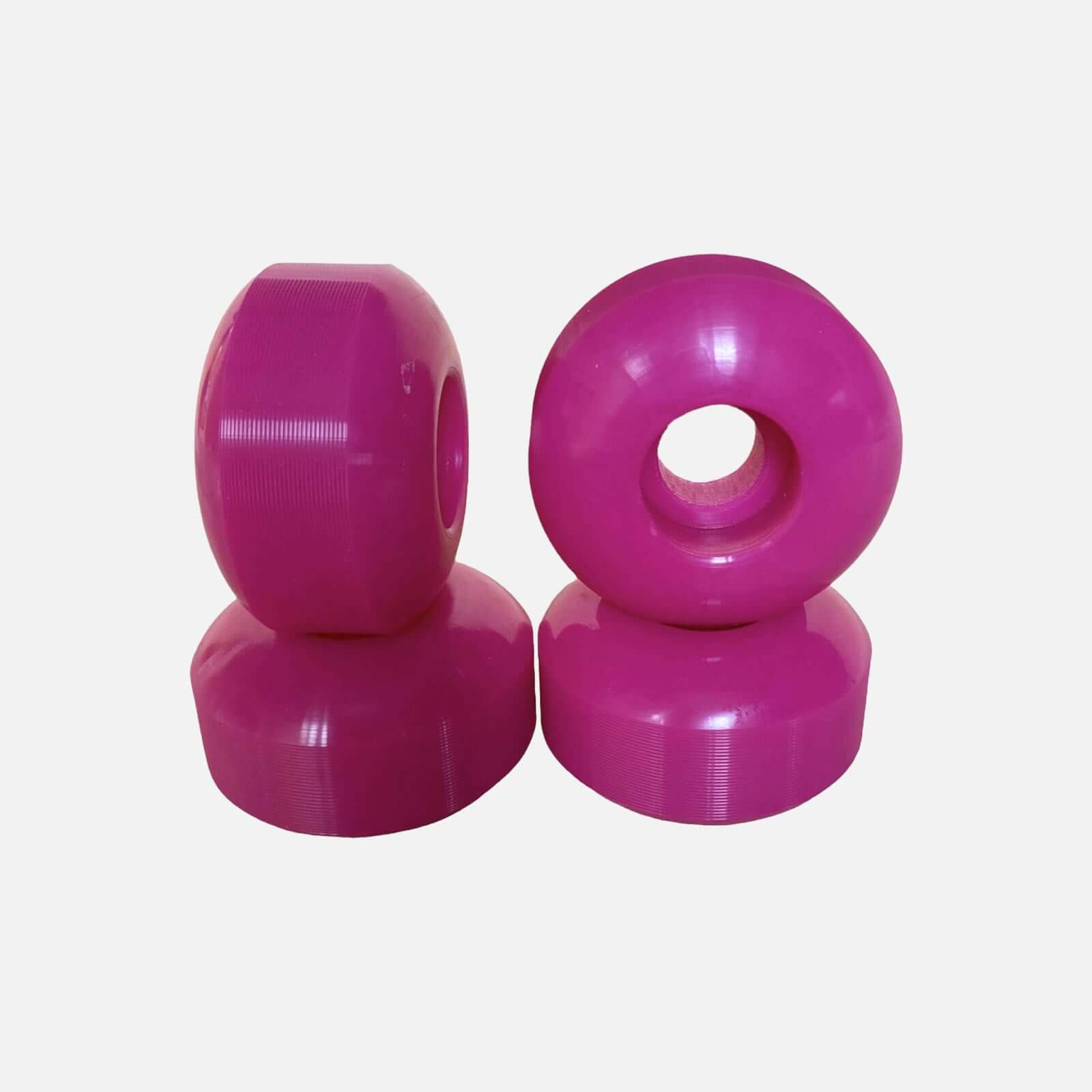 Ruote Per Skateboard Dura Rollers – Vuote, 56 Mm, Nere, 4 Pezzi, Modello Blank