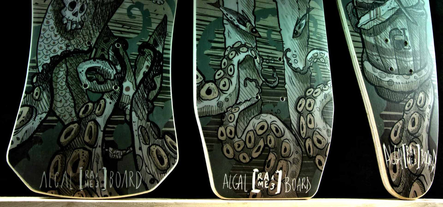 top skateboard shaper forme originali algal board